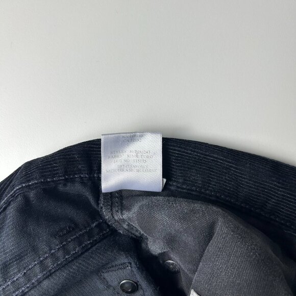 Helmut Lang Black Button Fly 5 Pocket Straight Corduroy Pants Men's Size 30 - Picture 9 of 16